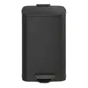 SONGMICSHOME  20L Trash Can, Kitchen Garbage Can, Soft Close and Stays Open, Black image 1