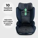 My Babiie MBCS75 Toddler to Booster R129 Car Seat with ISOFIX - Navy Leopard image 3