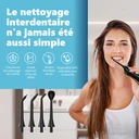 Sunluxy F5 Hydropulseur dentaire sans fil portable - Noir image 2