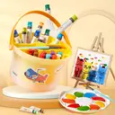 Jar Melo Kit de peinture pour enfants - Peinture à la gouache, 24 couleurs image 2
