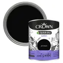 Crown Quick Dry Satin Jet Black 750ML image 0