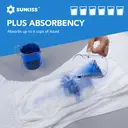 SUNKISS TrustPlus Lot de 16 couches jetables absorbantes unisexes pour incontinence adulte - Taille XL image 1
