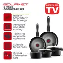 Tower Smart Start Gourmet 5 Piece Cookware Set - Black image 1