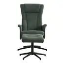 Armchair & Footstool Apero Recliner Moss Green image 4