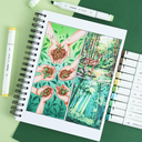 Ohuhu Alcohol Markers - AP Certified, Refillable, 40 Colours, Chisel & Fine Dual Tips for Artists & Adult Colouring image 7