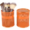 Senhoglb Mesh Pen Pot，Set of 2，Orange, New Year Sale , Top gift picks image 1