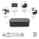 Brabantia Make & Take Lunch Box Bento, Large - Dark Grey image 2