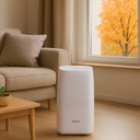 Senelux T8 Plus Déshumidificateur 2000 ml, Extraction 750 ml/Jour, Fonctionnement Silencieux < 33 dB, Arrêt Automatique, Couverture 20 m², Faible Consommation 40 W, Réservoir d'Eau 2 L pour Chambre, Buanderie, Salon & Maison image 1