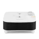 Morphy Richards HeatFlux 2kW Flat Fan Heater – White, Adjustable Thermostat, 825100 image 0