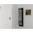 Senhoglb Porte-documents mural en maille A4 à 14 compartiments - Noir image 5