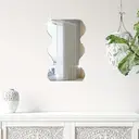 1pc PVC mirror sticker irregular wave acrylic room decoration aesthetic mirror image 2