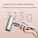 Lecomely Sèche-cheveux haute vitesse, puissant et léger, 2 vitesses et 4 réglages de température, conception ergonomique, bouton air froid, diffuseur et concentrateur image 1
