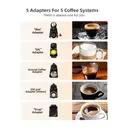 HiBREW H2B 5 in 1 Multi-Capsule Cold & Hot Coffee Maker, Gray image 5
