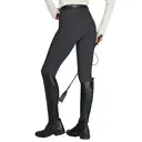 Willit Women's Riding Pants Full Seat Silicone Breeches Equestrian Horseback Riding Tights with Zipped Pocket Gray M image 2