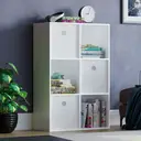 Vida Designs Bookcase Durham 6 Cube White image 3