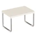 JORDAN&JUDY Teleskopisches Aufbewahrungsregal für Bad, Zuhause und Arbeitsplatte – Multifunktionaler Organizer, hohe Version 20*31,5*18,5 cm, 1 Stück image 0