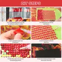 JU7CER Kit de broderie diamant 5D Chat noir et coucher de soleil - 30 x 40 cm image 6