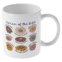 Alphynix 1pc Woman Of The Bible Mug, 11oz Inspirational Christian Cup with 9 Qualities Like Faith Serve Love, Colorful Daisies Design, Uplifting Gift for Women image 3
