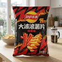 MAX CRINKLE CUT CHIPS (SPICY SNACK STICK FLAVOUR) 70g image 2