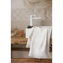 VIVARAISE Drap hammam Cancun neige - 90 x 180 cm image 1