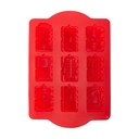 Essentials by Premier Silicone 9 Trains Red Cake Mould image 3