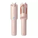 TYMO CurlGo Cordless Automatic Curling Iron, Portable Hair Curler, Beach Waves Curling Wand, 3 Temp Settings, Rechargeable & Dual Voltage, Pink, HC520P, Top Gift Picks image 0