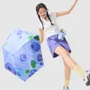 Beneunder BM527 Parapluie cinq plis à revêtement noir - Rose fraise  image 2