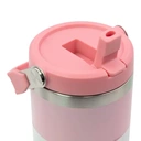 Milestone Travel Mug with Flip Straw Stainless Steel Double Walled Pink 890ml image 8