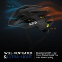 OutdoorMaster MIPS Casque de vélo de route pour adultes noir - Taille M image 3