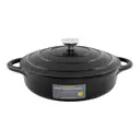 BLACKMOOR Cast Iron 28cm/2.5L Low Casserole Black image 1