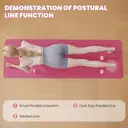 MISS LULU Good Nite Yoga Mats 6 mm Yoga Mat Gymnastics Mat TPE Sports Mat Non-Slip Fitness Mat Training Mat Pilates Mat for Yoga Pilates Training 183 x 61 x 0.6 cm Plum 183*61*0.6cm image 1