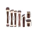 MAANGE Lot de 7 pinceaux à maquillage en aluminium de qualité professionnelle avec pochette de rangement image 1
