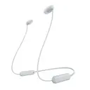 Sony WI-C100 Wireless Neckband Earphones (White) image 0