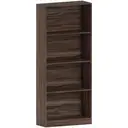 Vida Designs Bookcase Cambridge 4 Shelves Walnut Large image 1