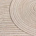 Lot de 6 sets de table ovales tressés 30 x 45 cm - Beige clair image 7