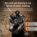Qiman8005 Head Shavers for Bald Men 7D Floating Wet & Dry Electric Razor for Bald Heads with LED Smart Display  image 4