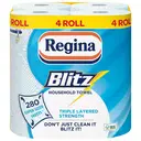 Regina Blitz Household Towel, 3-Ply, 4 Rolls image 0