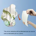 1 piece PVC mirror with irregular wave acrylic film, room decoration aesthetic mirror 21*30cm image 6