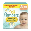 Pampers Premium Protection, Taille 3, 112 couches image 0