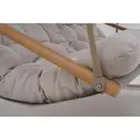 ENVY Hängesofa, staubgrau, Naturholz image 3