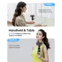 JISULIFE Life8 Plus Ventilateur portatif avec fonction batterie externe 4500 mAh et lampe de poche - Noir image 3