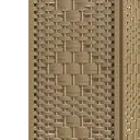 HOMCOM Panel Folding Room Divider, Freestanding Privacy Screen for Living Room, Bedroom and Office Brown image 7