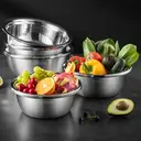 Maxcook Set of 3pcs Stainless Steel Mixing Bowl 20cm/22cm/24cm MCWS-3 image 1