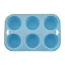 Maison by Premier Pastel Blue 6 Cup Muffin Mould image 1