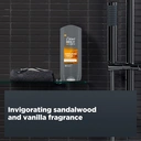 Dove Men+Care 3-in-1 Hair, Face and Body Wash Sandalwood + Vanilla 400ml image 3