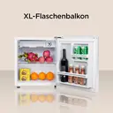 TCL RF60DWE0 45 L Kompakter Mini-Tischkühlschrank für Getränke, Snacks und Lebensmittel, verstellbare Füße, gehärtetes Glasregal, Energieklasse E, leise für Zuhause und Büro image 7