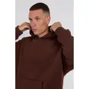 Third Avenue Oversized Fleece Pullover Hoodie - Vintage Brown image 4