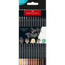 Faber-Castell Black Edition Teintes de peau Lot de 12 crayons de couleur image 0