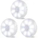 VIVREAL 3 Packs Motion Sensor Lights Indoor Rechargeable Wireless Wall Light LED Stair Night Lights Lamps with Auto/On/Off, New Year Sale , Top gift picks image 0