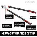 GARTOL 29 Inch Anvil Loppers Heavy Duty Garden Branch Cutter, 2 inch Cutting Capacity Anvil Hand Pruner, with
22-Inch Ergonomically Designed Non-Slip Handles image 7
